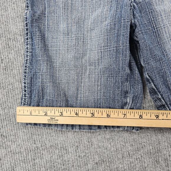 Southpole Jean Shorts Boys 6 Blue Denim Adjustable Waist 100% Cotton 5 Y2K - Picture 2 of 8